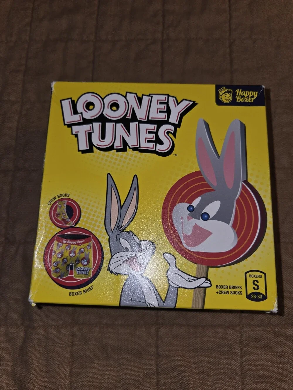 Looney tunes boxers and socks size Small